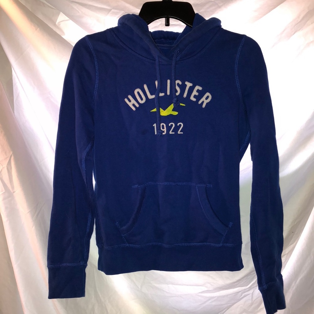 Hollister electric blue hoodie